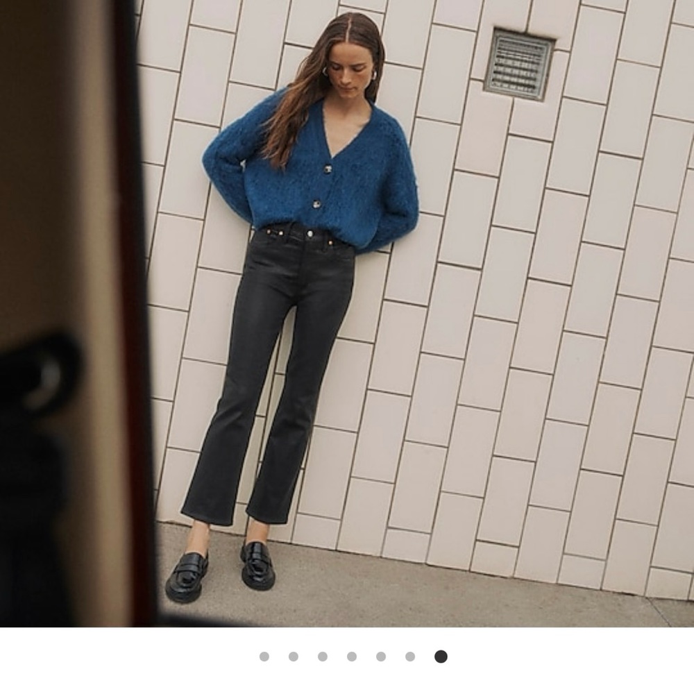 Kick Out Jeans in True Black Wash- Coated Edition